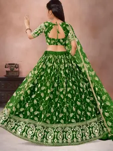 F Plus Fashion Multi Net Lehenga Choli