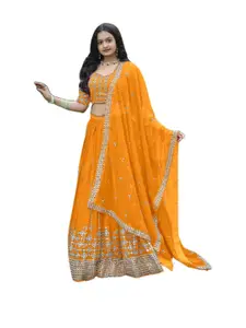 F Plus Fashion Multi Net Lehenga Choli