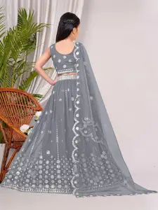 F Plus Fashion Yellow Net Lehenga Choli