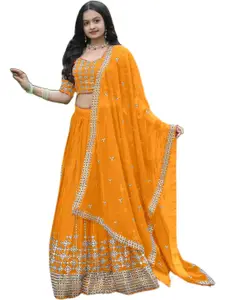 F Plus Fashion Multi Net Lehenga Choli