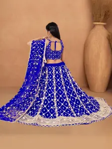 F Plus Fashion Multi Net Lehenga Choli