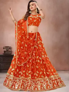 F Plus Fashion Multi Net Lehenga Choli