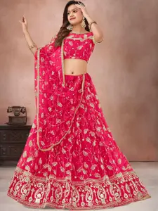 F Plus Fashion Multi Net Lehenga Choli
