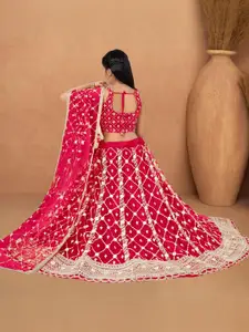 F Plus Fashion Multi Net Lehenga Choli