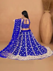 F Plus Fashion Multi Net Lehenga Choli
