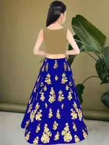 F Plus Fashion Multi Satin Lehenga Choli