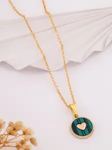 DressBerry Green Stainless Steel Necklace