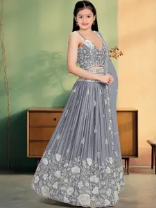 F Plus Fashion Pink Net Lehenga Choli