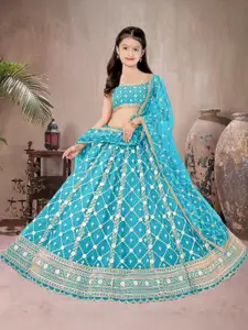 F Plus Fashion Black Net Lehenga Choli