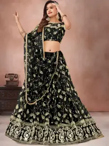 F Plus Fashion Multi Net Lehenga Choli