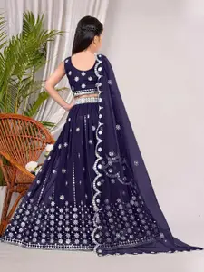 F Plus Fashion Yellow Net Lehenga Choli