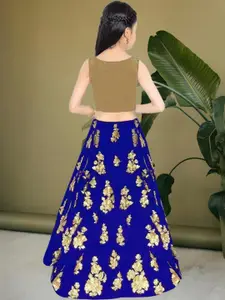 F Plus Fashion Multi Satin Lehenga Choli