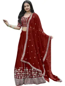 F Plus Fashion Multi Net Lehenga Choli