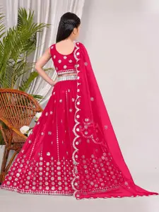 F Plus Fashion Yellow Net Lehenga Choli