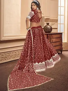 F Plus Fashion Multi Net Lehenga Choli