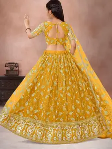 F Plus Fashion Multi Net Lehenga Choli