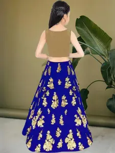 F Plus Fashion Multi Satin Lehenga Choli