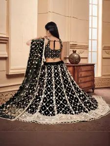 F Plus Fashion Multi Net Lehenga Choli