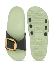 DRACKFOOT Women Set of 2 Chunky Flip Flops