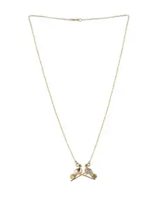 DressBerry Women Gold Plated Chian With Pendant