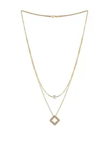 Sangria Women Gold Plated Chian With Pendant