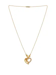 Sangria Women Gold Plated Chian With Pendant