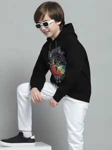 Monte Carlo Boys Printed Hooded Pullover Sweatshirt