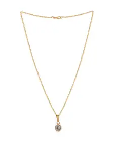 Sangria Women Gold Plated Chian With Pendant