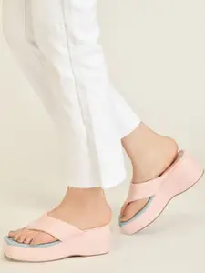 Try Me Colourblocked Platform Heel Sandals