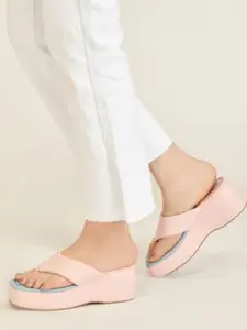 Try Me Women Open Toe Platform Heel Sandals