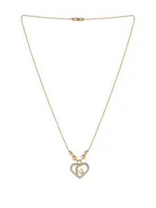 Sangria Women Gold Plated Chian With Pendant