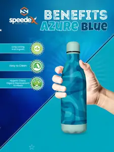 Speedex Multicoloured Single Stainless Steel Printed Water Bottle