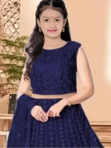 F Plus Fashion Net Semi-Stitched Lehenga Choli