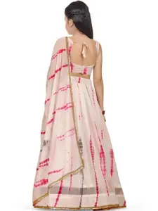 F Plus Fashion Net Semi-Stitched Lehenga Choli