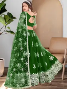 F Plus Fashion Net Semi-Stitched Lehenga Choli
