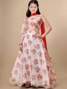 F Plus Fashion Net Semi-Stitched Lehenga Choli