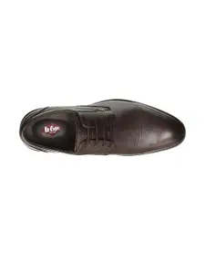 Lee Cooper Men Brown Formal Shoes