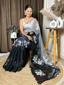 LeeliPeeri Designer Embellished Beads and Stones Saree