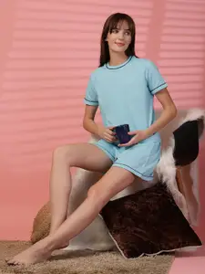 ETC Women 2 High-Rise Printed Lounge Shorts