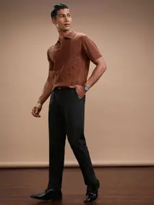 HIGHLANDER Men Polo Collar T-shirt