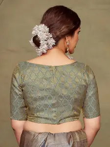 DEVATITHI Woven Design Saree Blouse