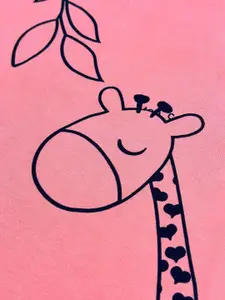 Nite Flite Girls Printed Pure Cotton Top and Shorts Night suit