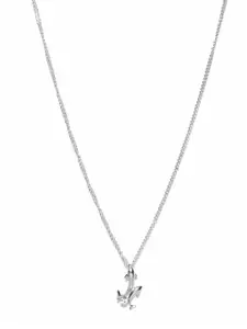 DressBerry Cubic Zirconia Studded Dolphin Shaped Pendants With Chains