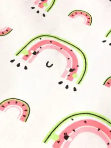 Nite Flite Girls Graphic Printed Pure Cotton Night suit