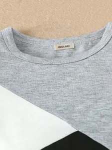 INCLUD Boys Colourblocked T-shirt With Shorts