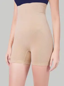 PLUMBURY Women Seamless High Waist Tummy Tucker & Thigh Shapewear