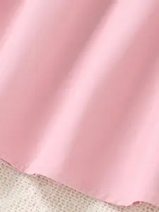 INCLUD Girls Puff Sleeve Fit & Flare Dress