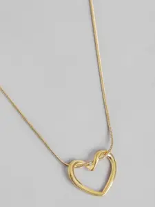DressBerry Heart Shaped Pendant Chain