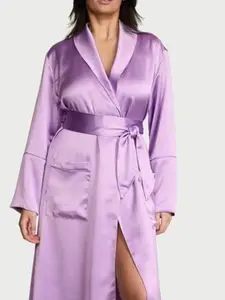 Victoria's Secret Women Shawl Collar Neck Long Robe