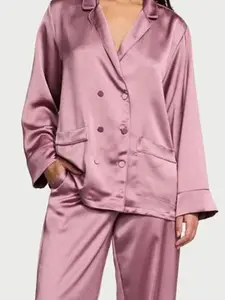 Victoria's Secret Women Double -Breasted Night suit